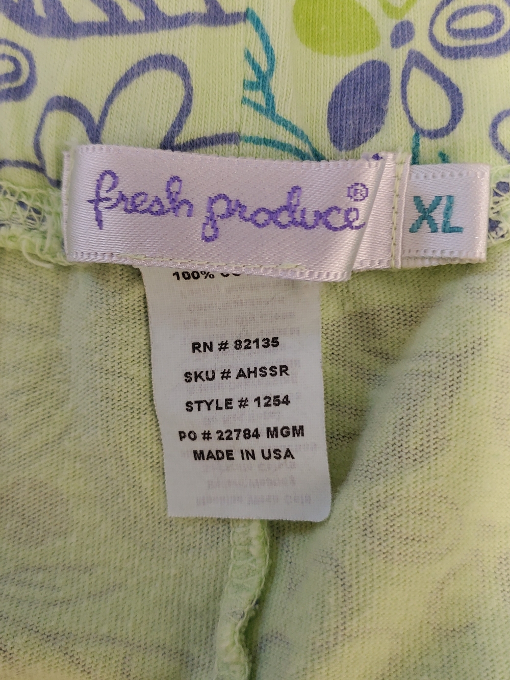 Fresh Produce Light Blue Floral and Line Green Multicolor Ruffle Skirts - Picture 6 of 13